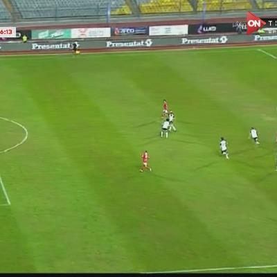 مروان يهدر فرصة هدف محقق للأهلي بعد انفراد من منتصف الملعب